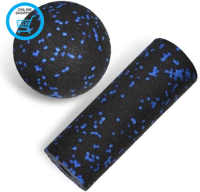 Massage Foam Roller and Ball, EPP Muscle Massage Ball Set, Yoga Column Foam Roll