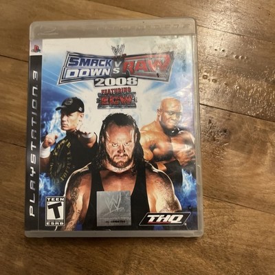 THQ WWE SmackDown vs. Raw 2008 Featuring ECW PS3 Wrestling 2008 No Booklet