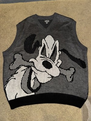 ICEBERG HISTORY プーさん ニット セーターDisney イタリア Vintage Iceberg History Sweater Vest Pluto Disney RARE 1998 | eBay