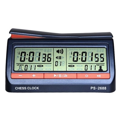 Profi Schachuhr Schachspiele Timer Multifunktionale Schachuhr Stunde1540