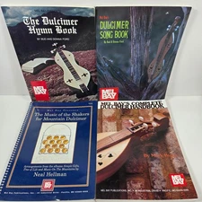Mel Bay Complete Dulcimer Handbook Song Book Hymn Music of the Shakers Lot of 4