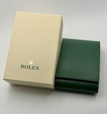 Genuine ROLEX Leather Travel Pouch Service Center Premium Version   New in Box