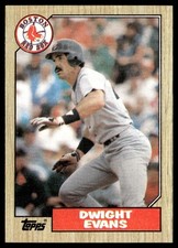 1987 Topps Dwight Evans Boston Red Sox #645