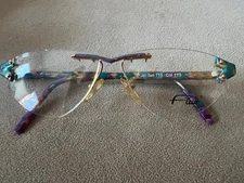 Ladies Flair jet set colorful frames glasses NWT