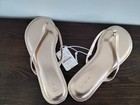 JCrew Womens Rose Gold Flip Flop Sandals Size 10 NWT