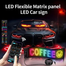Devil Eyes Light For Cars Colorful Eye Programmable Lamp Diy Led Smart Eye Lamp