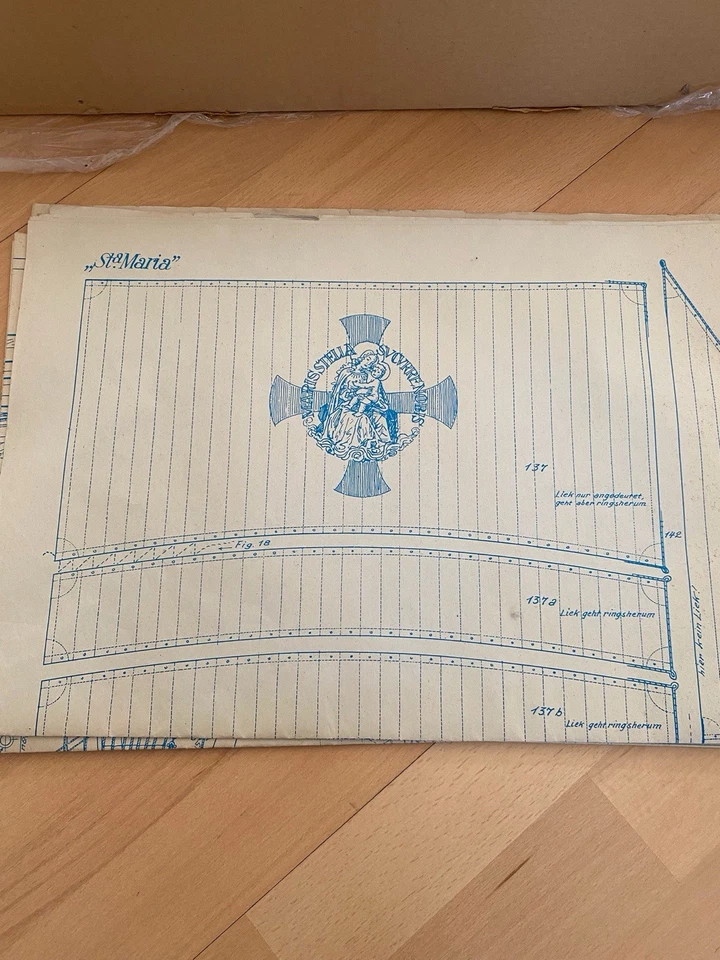 Columbusschiff Santa Maria 1492 Holz-Modell MOBA DDR - Bild 4 von 4
