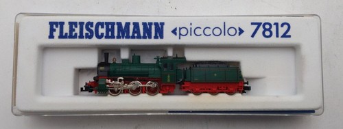 Locomotora de vapor Fleischmann 7812 escala N DB Piccolo y licitadora #3915 LN/caja | Condition: Used
