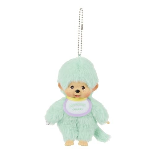 Sekiguchi Monchhichi PlüSch SchlüSselanhäNger MintgrüN Alter 13+...-image