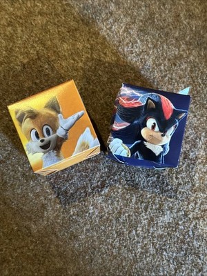2 x Mcdonalds 2025 Sonic The Hedgehog 3 Happy Meal Spielzeug Neu