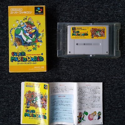 SNES Super Famicom Super Mario World in OVP Anleitung JAPANISCH Nintendo SFC