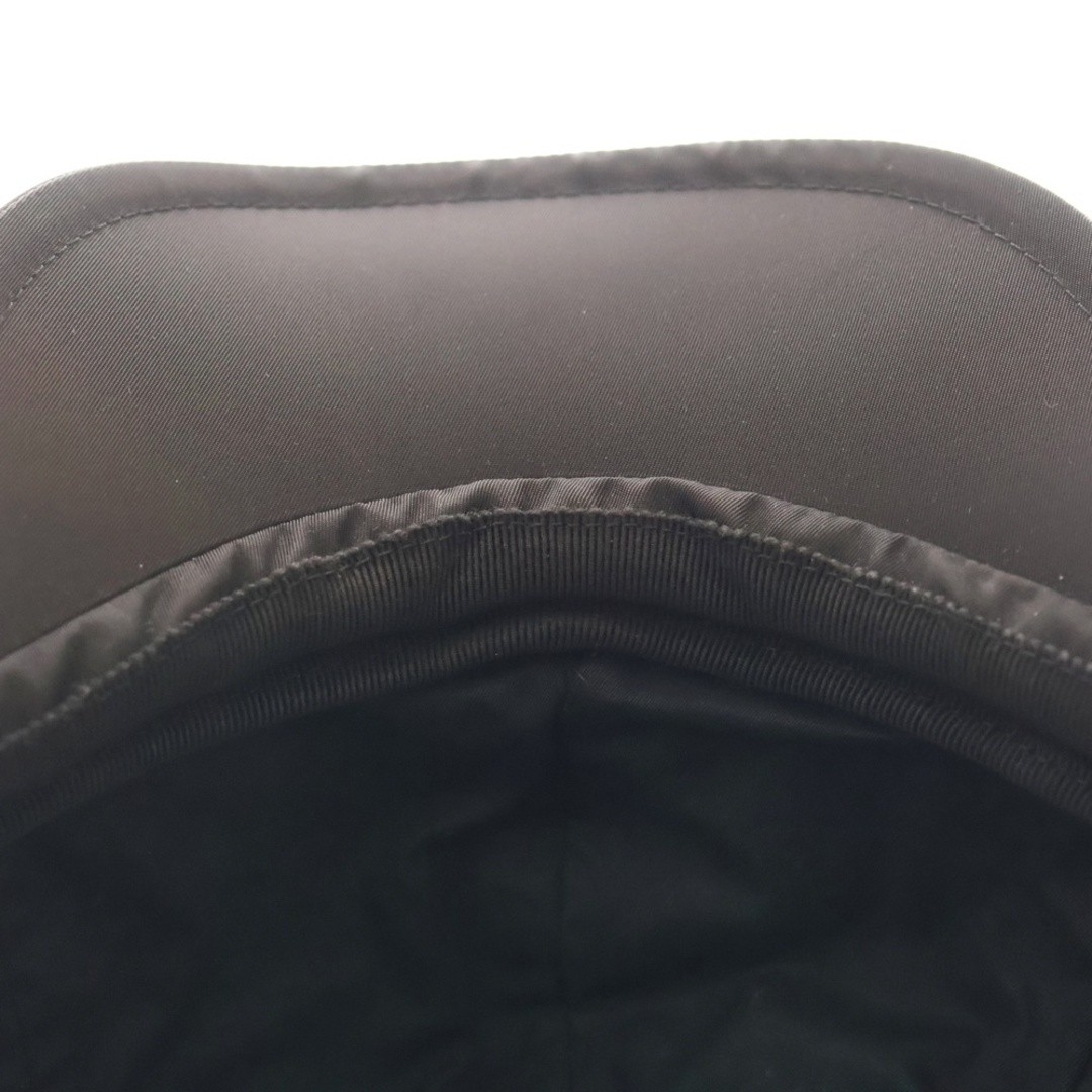 PRADA Re Nylon Triangular Logo Plate Leather Casq… - image 6