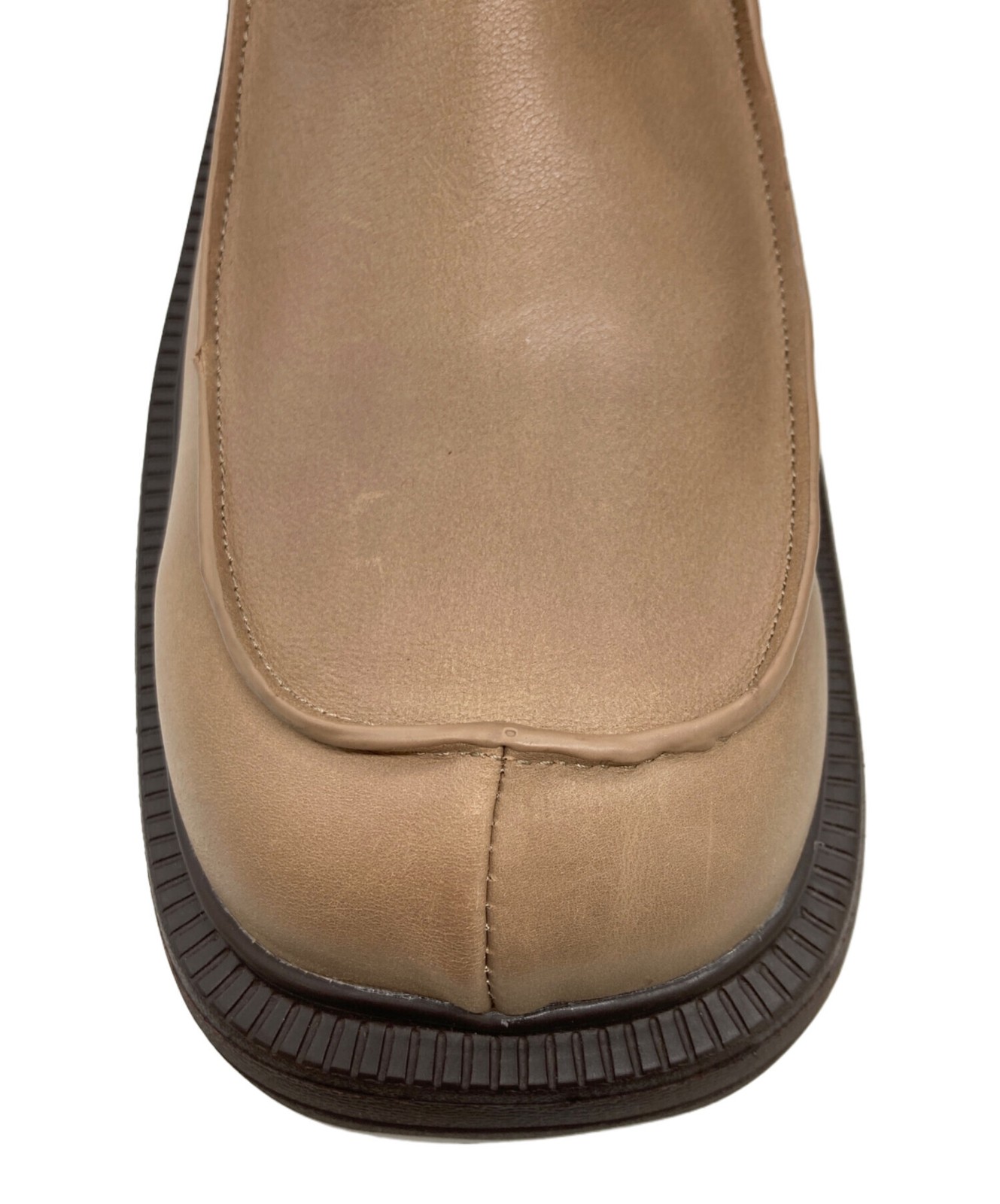 Ameri SHARK SOLE SQUARE BOOTS/ Beige/ Size M (23.… - image 10