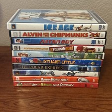 Lot of 10 Empty Children Titled DVD Cases Pre-owned -Artwork- 9 Singles 1 Dual