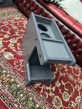 VW T5 T6 Front Centre Console with Cup Holders & Storage Steel & Grey Colour