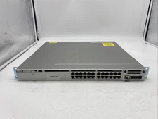 Cisco Catalyst 3850 WS-C3850-24P-E 24-Port Gigabit Ethernet PoE+ Network Switch