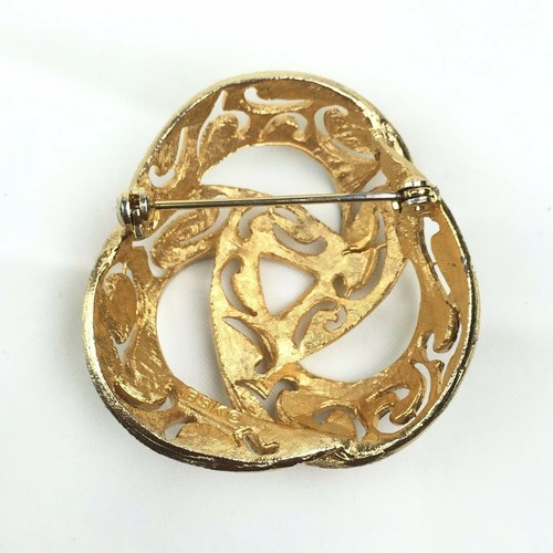 Four Vintage Signed "BSK" Pins Brooches Various Designs - Picture 9 of 10