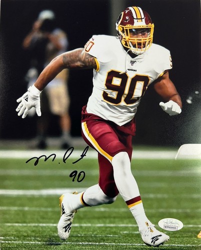 Shaquan Montez Sweat Washington Commanders Signed Autographed 10x8 Photo JSA COA - Picture 7 of 7