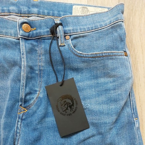 DIESEL Tepphar Ultrasoft Slim-Carrot Stretch Herren Jeans - Blau - W31 L32 - Bild 3 von 10