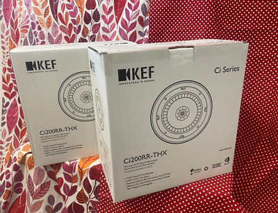 BRANDNEW KEF Ci200RR-THX Ci200RRTHX Round In-Ceiling THX ULTRA2 (PAIR) (L+R)