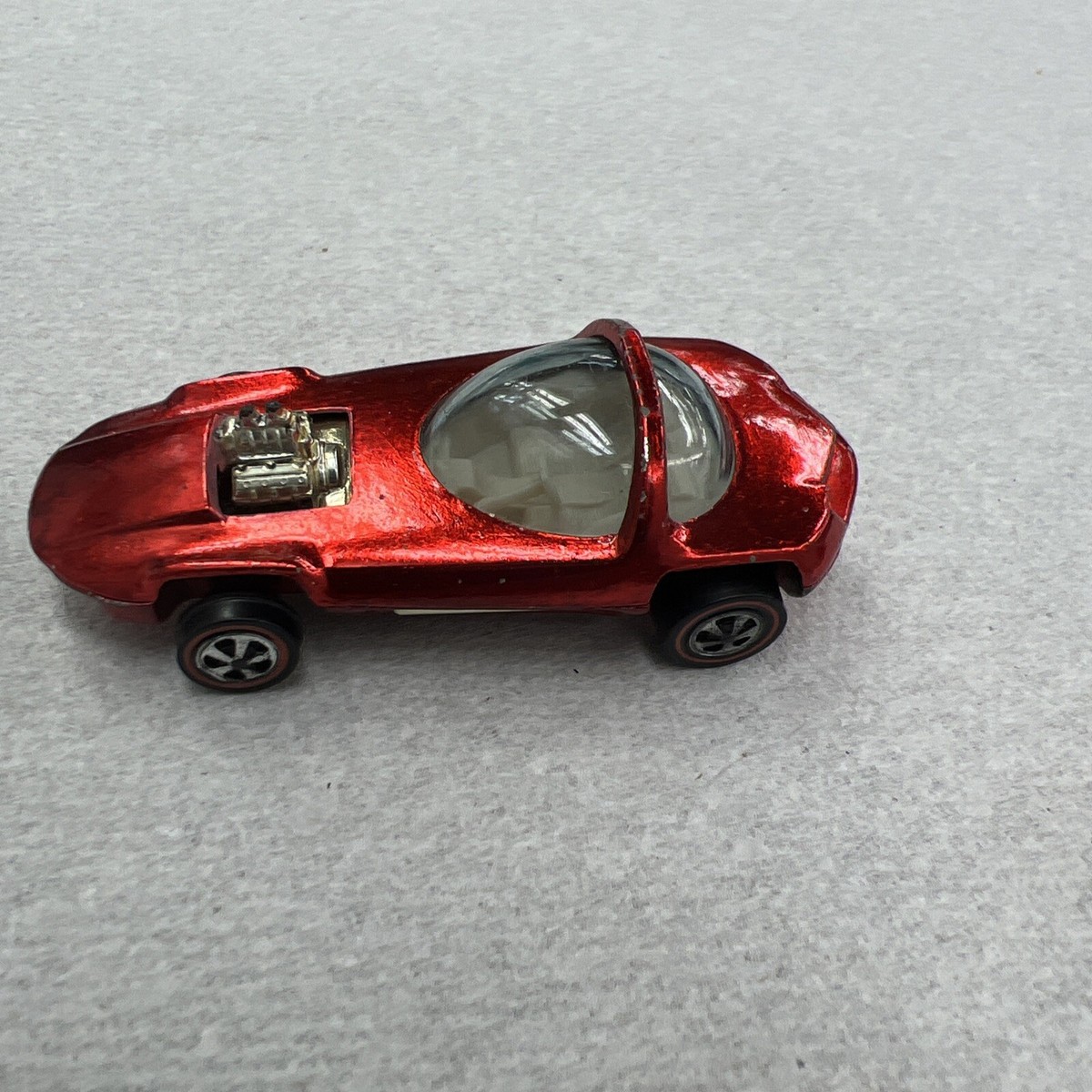 Hot Wheels Redline Silhouette 1967 Red White Int. Made In United