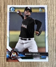 Merandy Gonzalez 2018 Topps MLB 1st Bowman Chrome Rookie Card BCP-70 RC Marlins