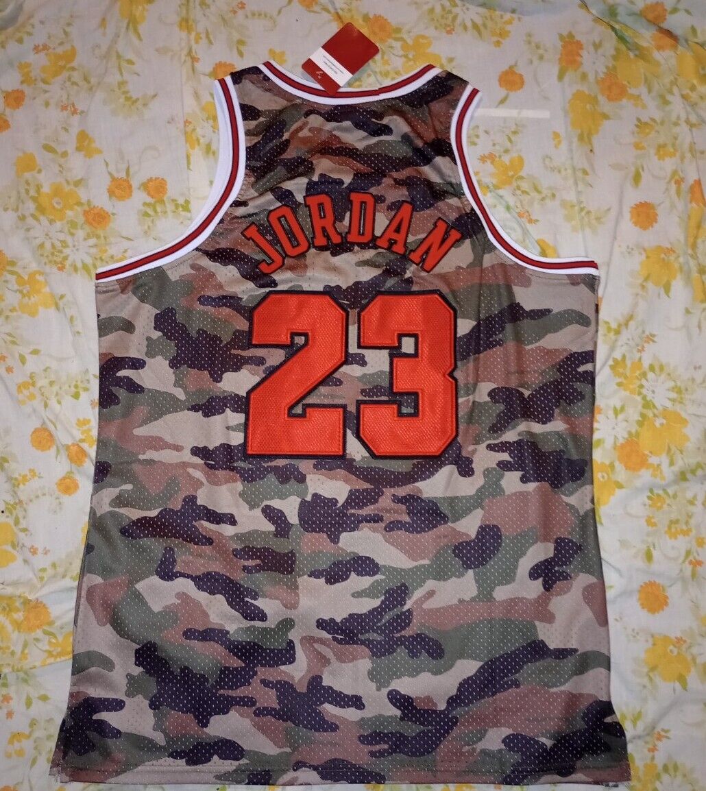 Michael Jordan Large Camo Chicago Bulls NBA Basketball Michael Jordan Large Camo Chicago Bulls NBA Basketball