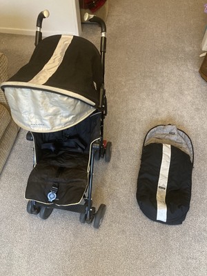 maclaren xt black footmuff