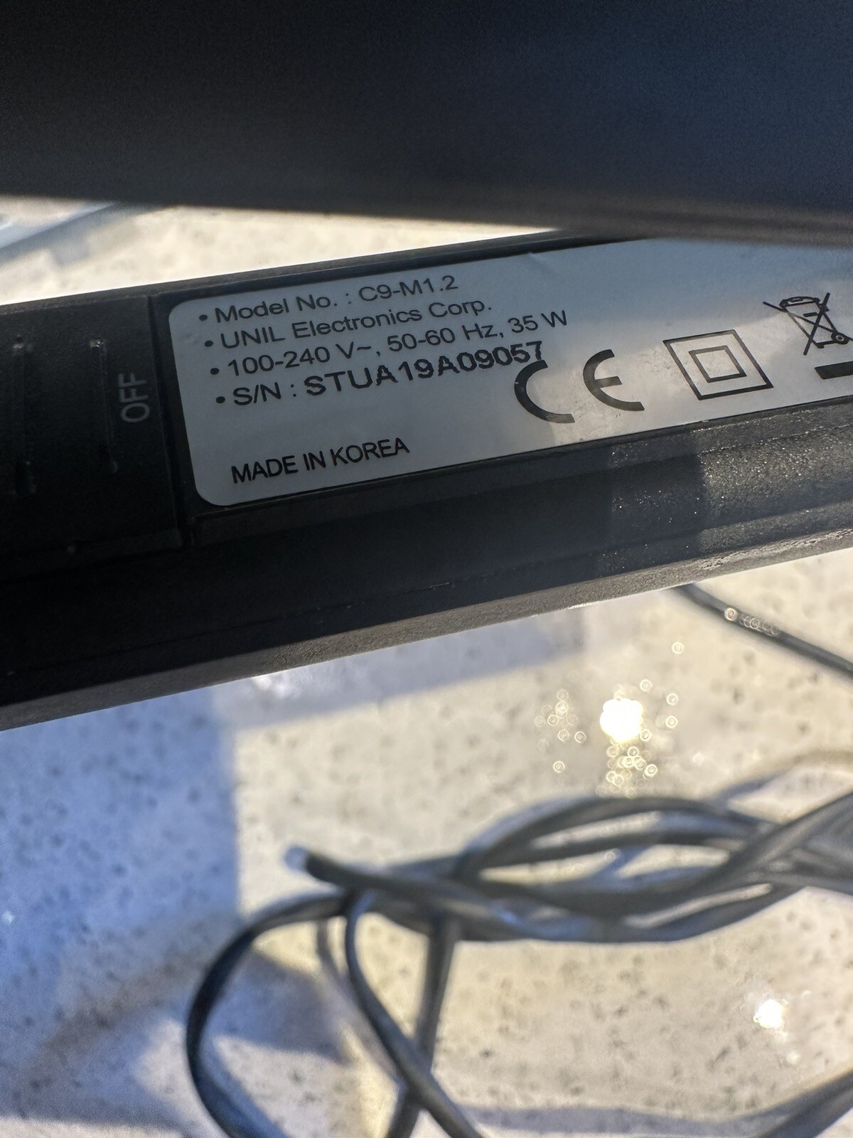 Cloud Nine Hair Straighteners Touch Black C9M1.2 Edition Not Working