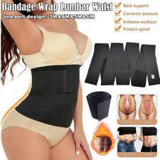 Snatch Me Up Waist Bandage Wrap Sauna Belt Lumbar Support Body Shaper Trimmer US