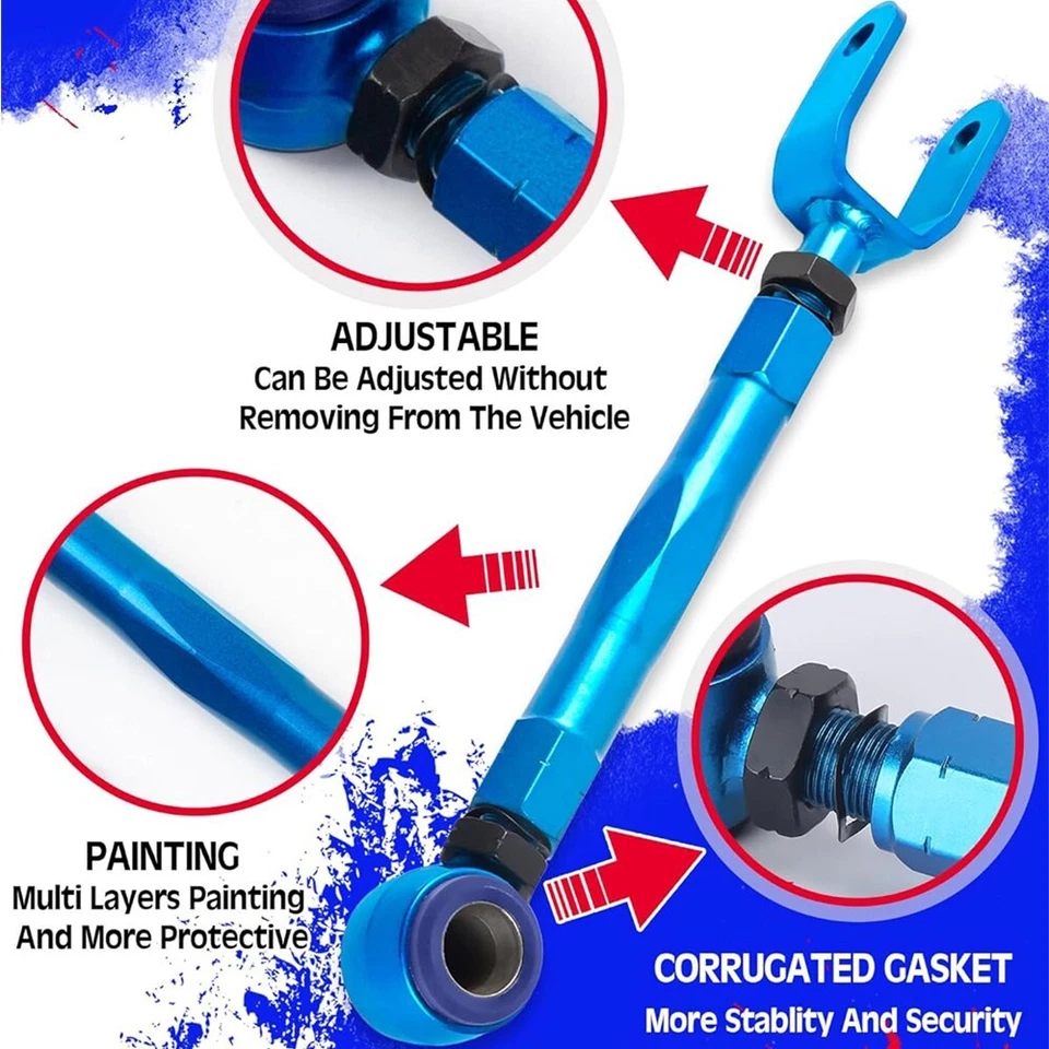 Barra de tracción trasera ajustable KSP para Nissan 350Z G35 Altima Máxima Foto 4 de 4
