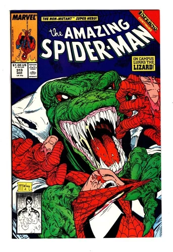 AMAZING SPIDER-MAN 313 VF/NM (9.0) TODD McFARLANE LIZARD DIRECT *