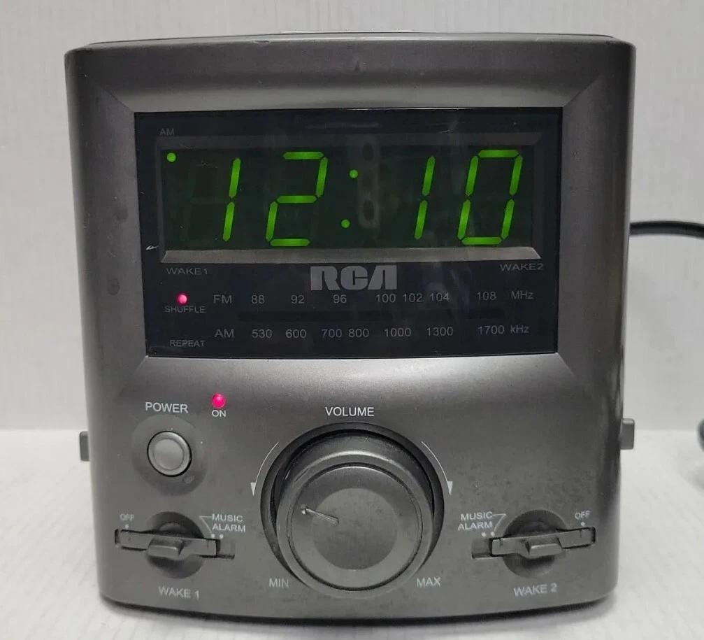 Rca Clock Radio Silver
