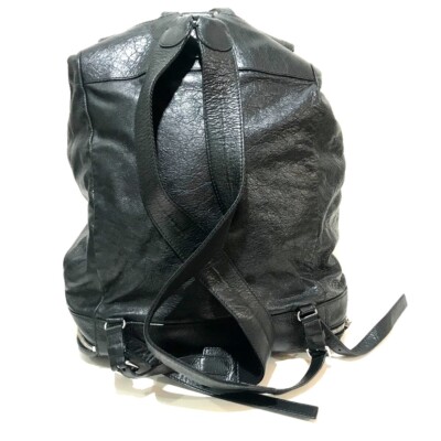 Auth BALENCIAGA 298114 Backpack-Bag Sheepskin Black BALENCIAGA 298114 Backpack-Bag Sheepskin Black | eBay main image 4