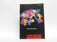TETRIS 2 Manual, no game SNES SUPER NINTENDO