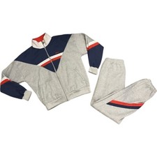 Vintage Men  s Slazenger Complete 2 Piece Track Suit Size Large NWOT