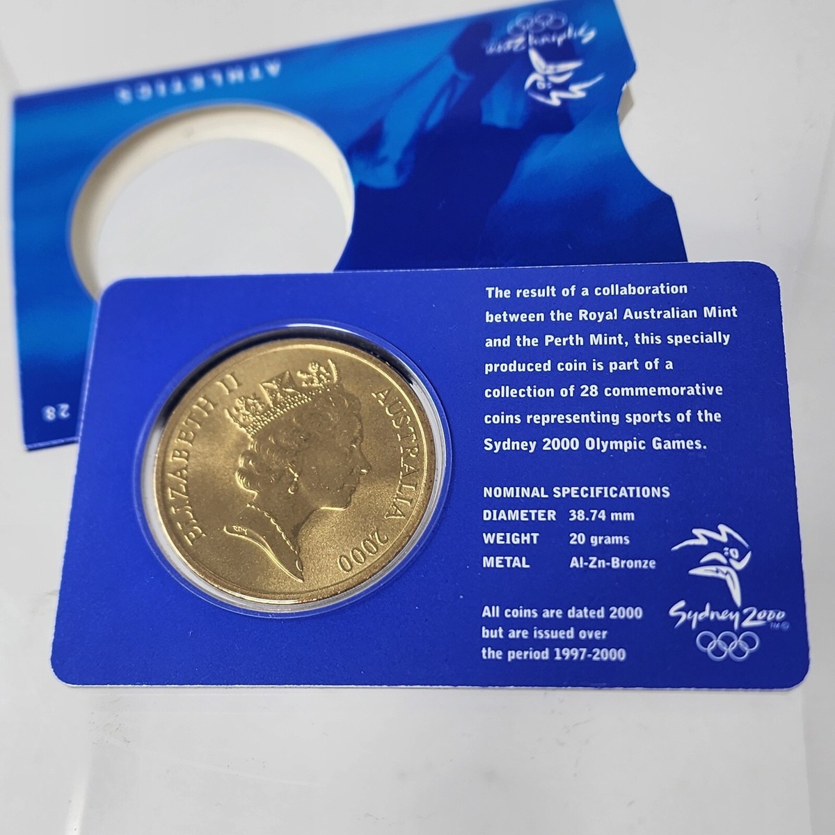 2000 Sydney Olympic Coin Collection 1 of 28 Athletics MINT