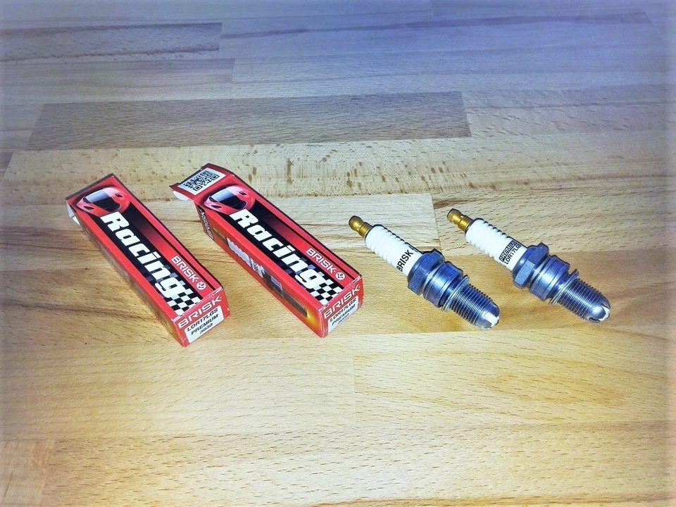 2 bujías multipunto BRISK LGS se adaptan a: Harley Davidson 1340cc y 1978-2000 Foto 3 de 4