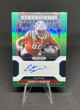 2022 Panini Prizm Draft Picks Emeka Emezie Auto Green Prizm SS-EEM NC/Falcons