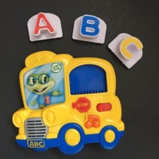 Leap Frog School Bus Fridge Phonics Player ABC Complete Alphabet Letters Works 