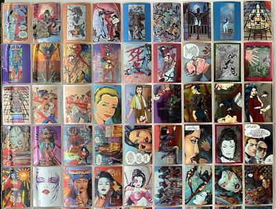 1995 Shi All-Chromium Complete Trading Card Set 90 Cards Comic