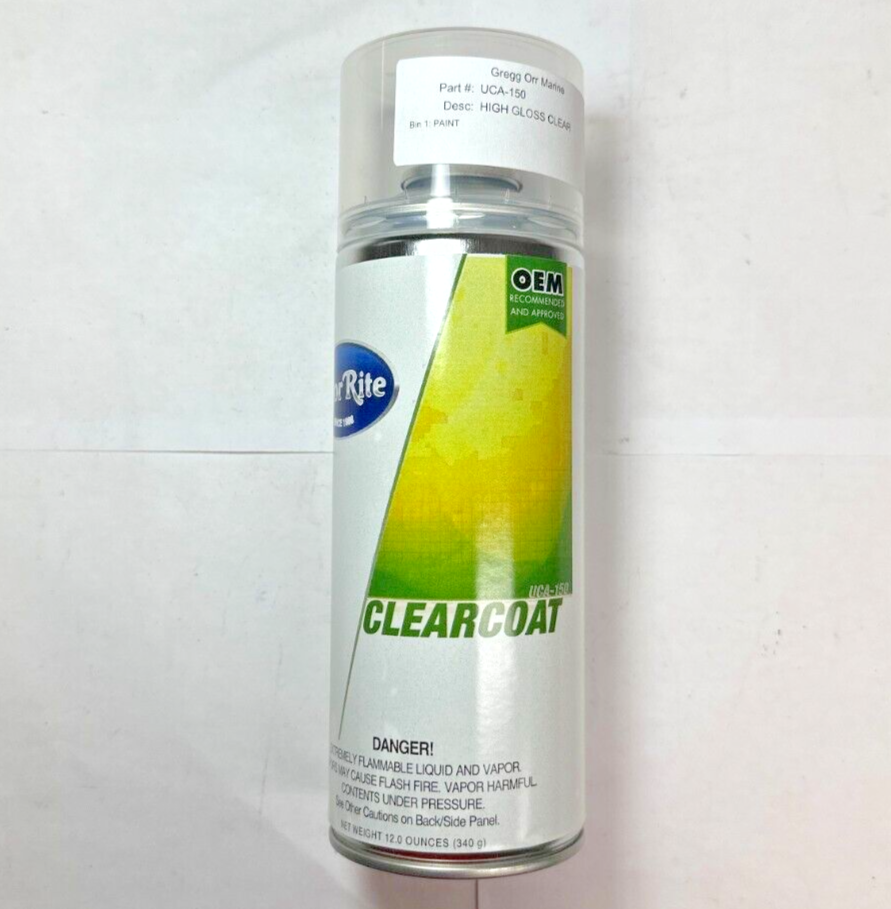 UCA150 New Can OEM Color Rite High Gloss Clearcoat Spray Paint eBay
