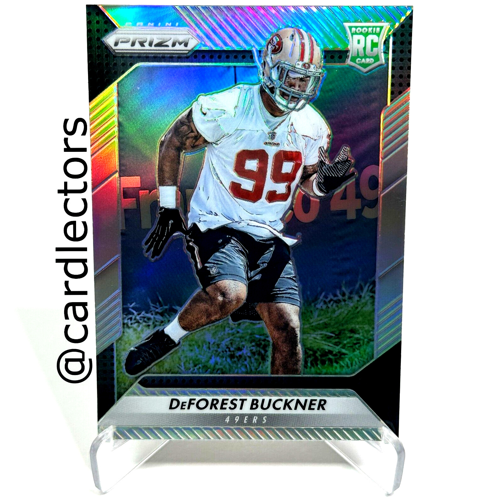 2016 Panini PRIZM Football DeFOREST BUCKNER #203 RC Silver PRIZM Parallel 49ERS