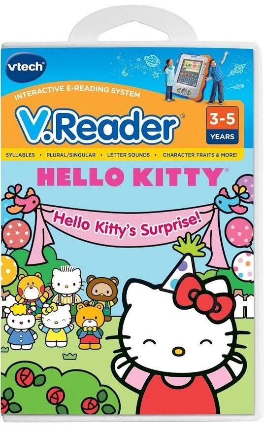 Vtech V.Reader Disney Tangled Hello Kitty Nickelodeon Dora Explorer Lot Of 3 - Image 2 of 4