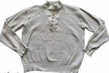 Vintage LL Bean Sweater Mens Medium gray Pullover Freeport Maine Made in USA