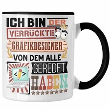 Trendation - Grafikdesigner Tasse Geschenk Spruch Lustig Geschenkidee für Grafik