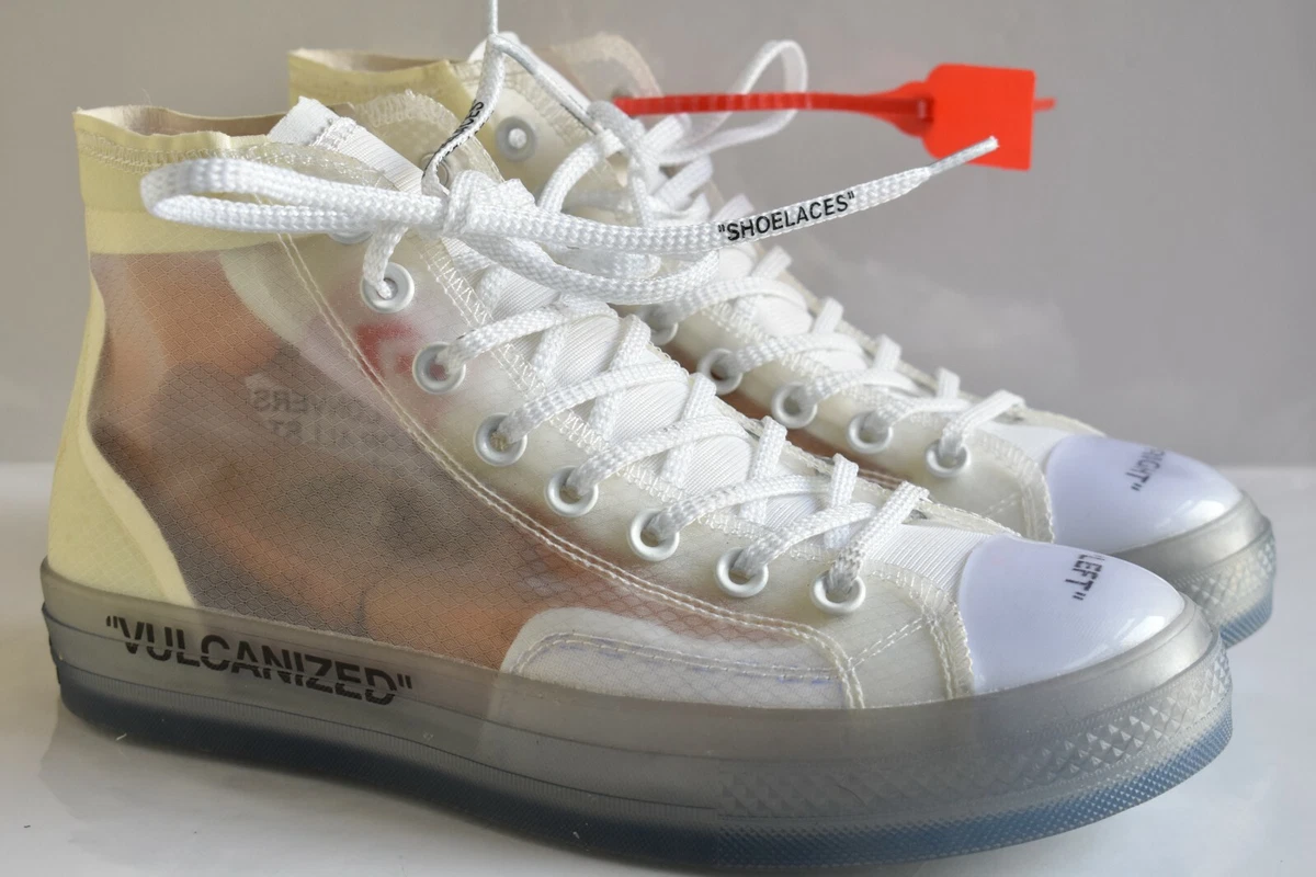 Hates virkningsfuldhed sorg Converse Chuck Taylor All-Star Vulcanized Off-White Sample Shoes Size 9.5  Unisex | eBay