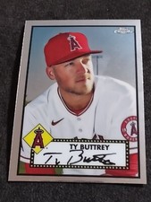 2021 Topps Chrome Platinum Anniversary #369 Ty Buttrey Angels Baseball Card