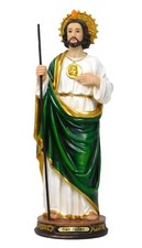 Figura Estatua San Judas 12" Pulgadas Imagen San Judas Tadeo Estatua Religiosa