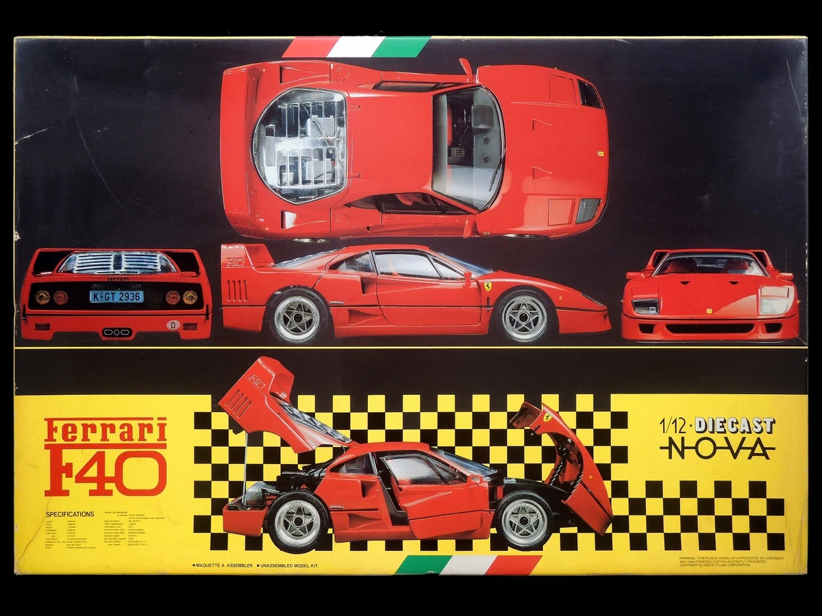 フジミ1/12フェラーリF40ダイキャストNOVA